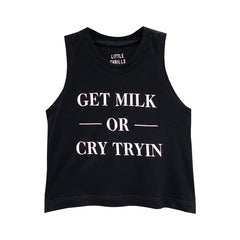 GET MILK GIRLS CROP SINGLET